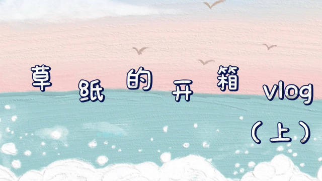 我的第一个开箱vlog来啦